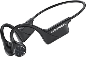 MONODEAL Bone Conduction Headphones Bluetooth Open Ear Headphones Wireless IPX5 Waterproof Headset with Microphone Sport Headphones Long Battery Life Earphones for Runners Fitness Cycling