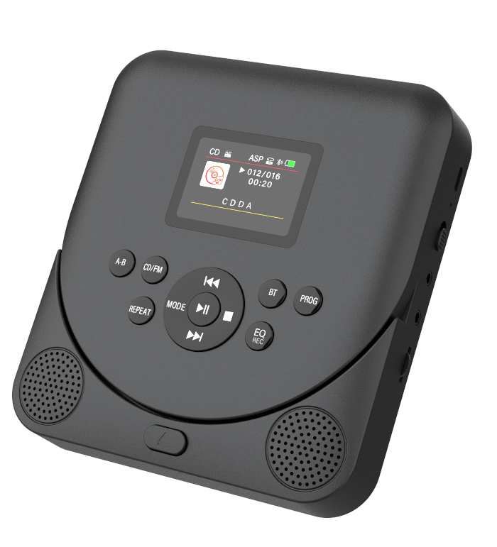 (Wholesell only) Monodeal CD707 Portable CD Player boombox  with 2.0 inch screen Multifunction