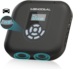 MONODEAL Portable CD Player with Speaker Rechargeable CD Player with FM Transmitter CD Player Portable for Car for Home Travel with Headphone CD Player Portable for Walkman