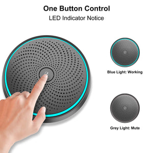 Conference Microphone with Mute Button Upgraded USB Conference Microphones for Laptop PC,Omnidirectional Microphones for Computer Zoom Virtual School, Bible Study Video Meeting Skype (Plug & Play)