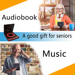 Portable CD Player with Headphones, Monodeal Compact Design CD Player with LCD Disply, Anti-Skip Personal CD Player for Car, Rechargeable CD Player for Music Audiobook Listening